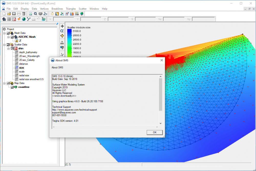 Aquaveo SMS Premium 13.0 独家带TUFLOW 模块的sms地表水模拟系统 060933