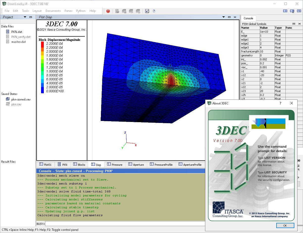 3DEC v7.00.157 三维数值建模软件土壤岩石地下水结构支撑和砖石等高级岩土工程工具060367
