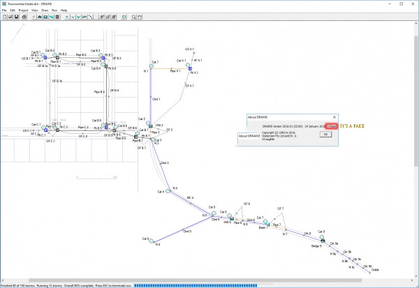 Watercom DRAINS 2023.02 雨水排放系统设计和分析计算工具061040