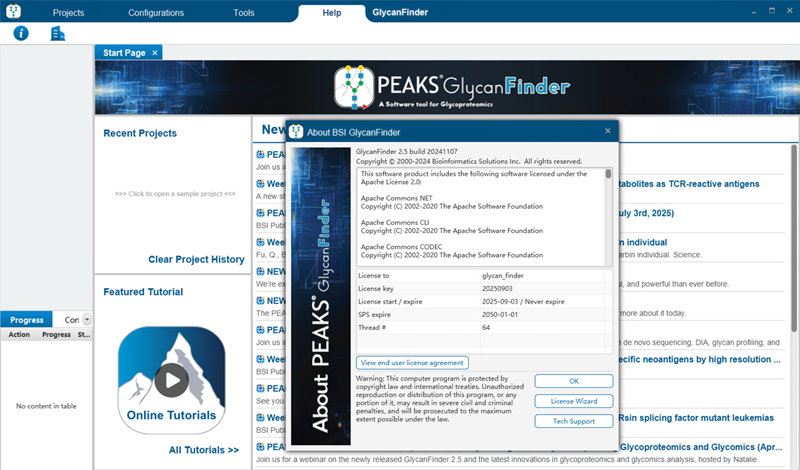 PEAKS GlycanFinder v2.5 注册版结构分辨的糖蛋白组深度分析软件glycan finder糖蛋白组分析工具060591