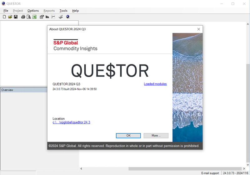S&P Global QUE$TOR 2024 Q3 石油天然气行业评估师油田开发工程师管理人员工具SPGlobal QUE$TOR石油化工061043