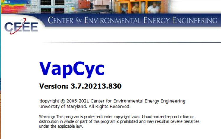 Vap Cyc vapcyc3.7版本 制冷仿真软件 含案例及相关资料061048