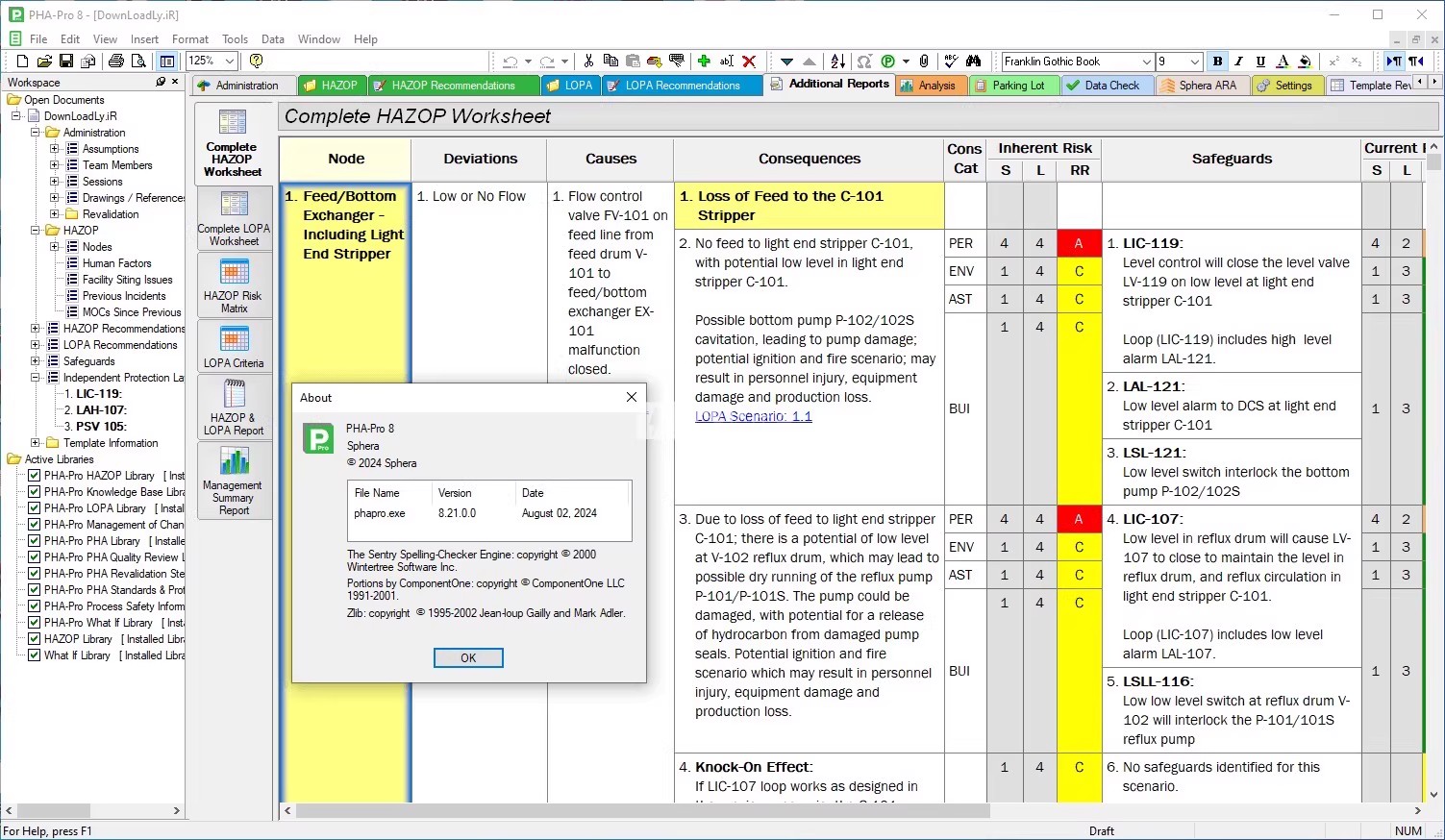 PHA-Pro 8.21 phapro 8.21 加密优盘版进行环境危害评估分析程序PHA Pro PHA-Pro 8.21 过程危害分析工具011348