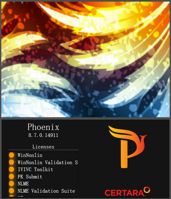 Phoenix 8.7.0 加密狗生物模拟软件Phoenix WinNonlin软件8.7.0版Certara药物开发提高效率和质量工具060522