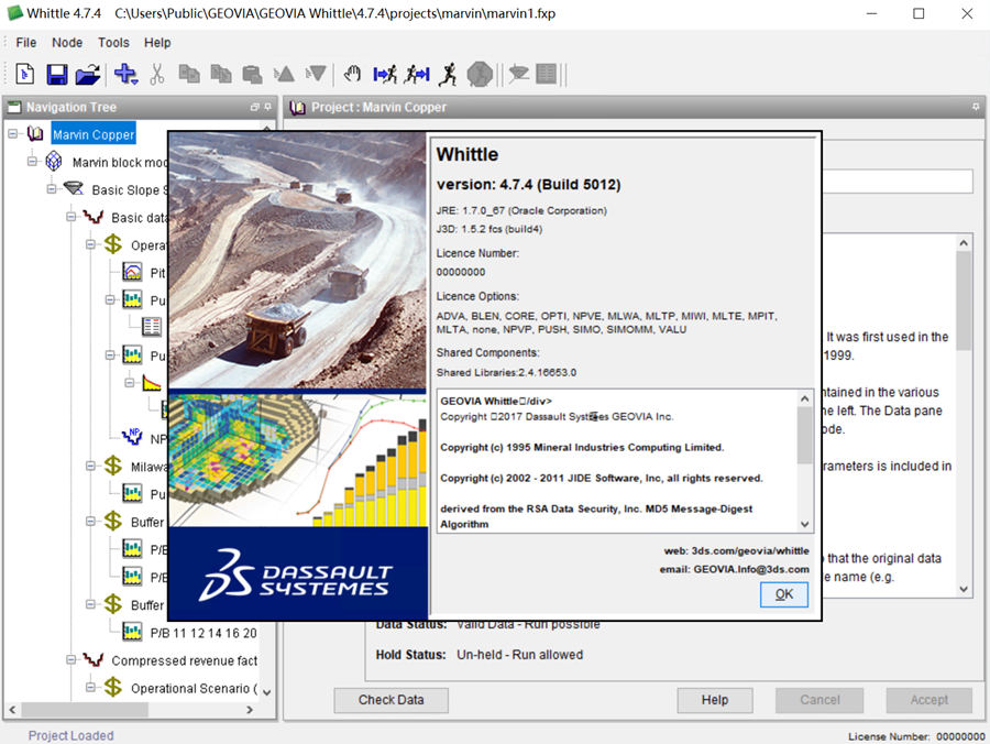 GEOVIA Whittle 4.7.4 x64 激活版露天矿开采排产规划及优化软件060389