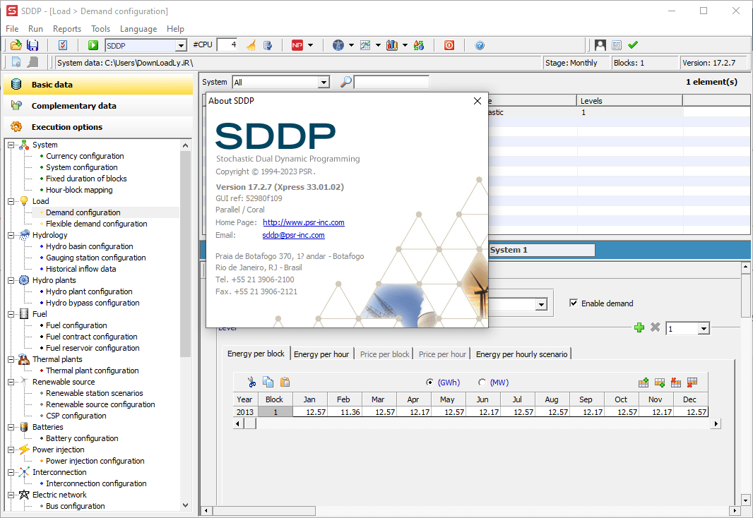 PSR SDDP 17.2 加密狗版电力系统随机调度模型软件工具010759