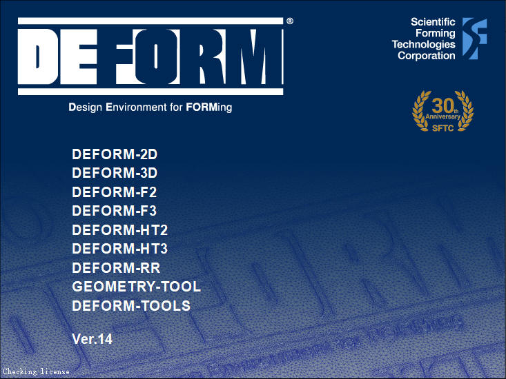 SFTC Deform 14.0.1 加密狗版金属模拟仿真分析 SFTC DEFORM-2D/3D PREMIER 14.0.1 激活版010621